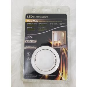 NEW LED American‎ Lighting 5630 PUCK LIGHT Warm White Plug & GO - 30,000 Hours